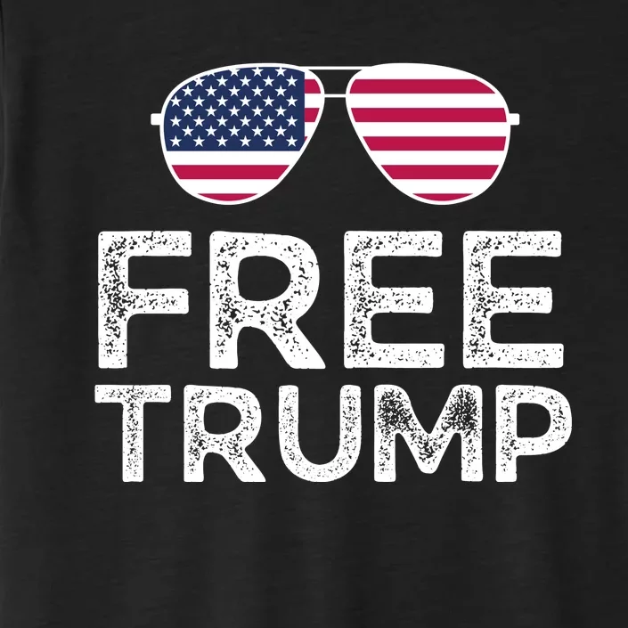 Free Donald Trump Republican Support ChromaSoft Performance T-Shirt