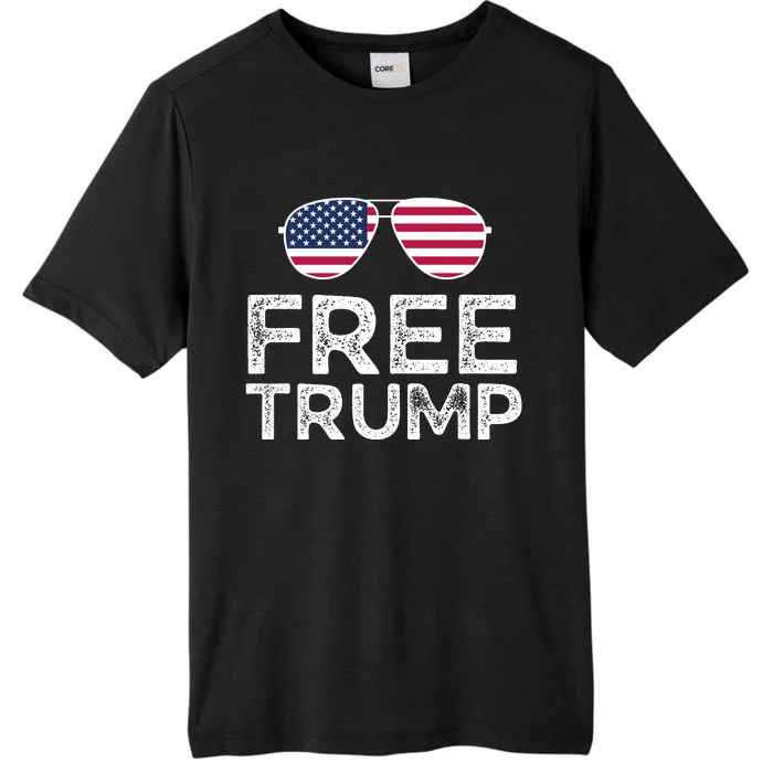 Free Donald Trump Republican Support ChromaSoft Performance T-Shirt