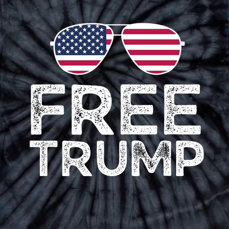 Free Donald Trump Republican Support Tie-Dye T-Shirt