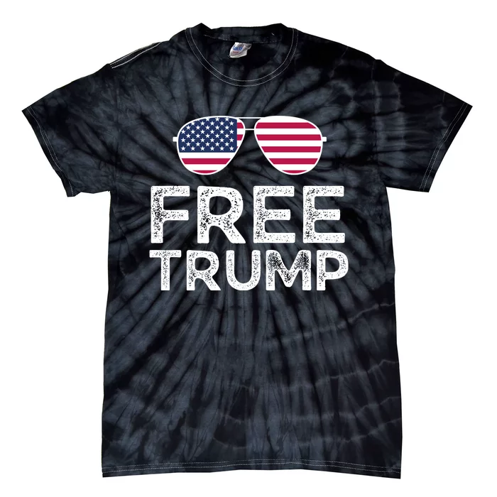 Free Donald Trump Republican Support Tie-Dye T-Shirt