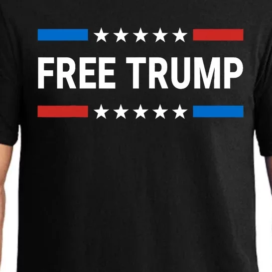 Free Donald Trump Republican Support Pro Trump American Flag Pajama Set