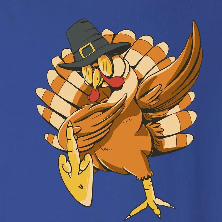 Funny Dabbing Turkey Adult Matching Thanksgiving Gift Toddler Long Sleeve Shirt