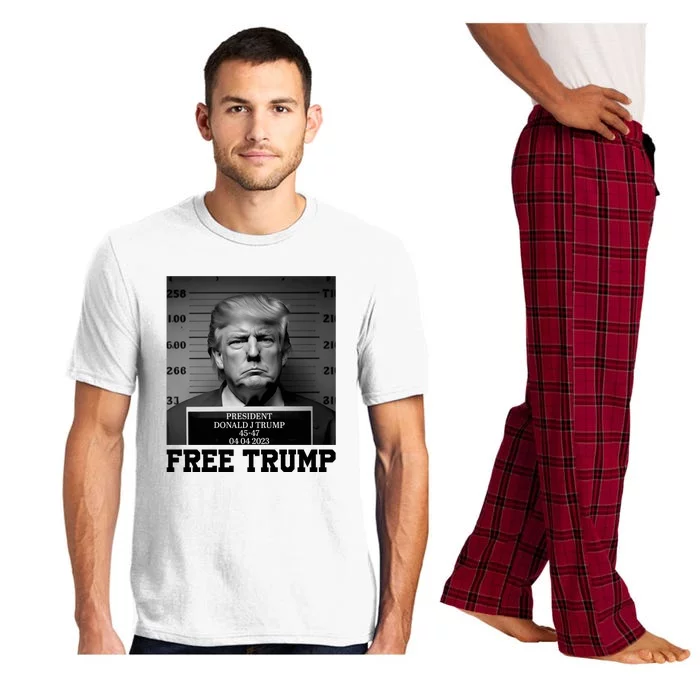 Free Donald Trump Mug Shot Pajama Set