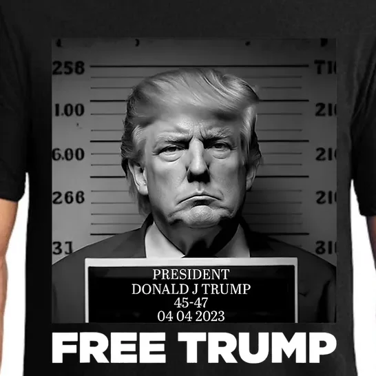 Free Donald Trump Mugshot Pajama Set