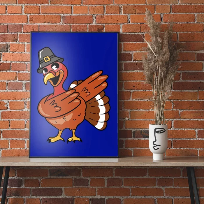 Funny Dabbing Turkey Happy Thanksgiving Day Cute Gift Poster