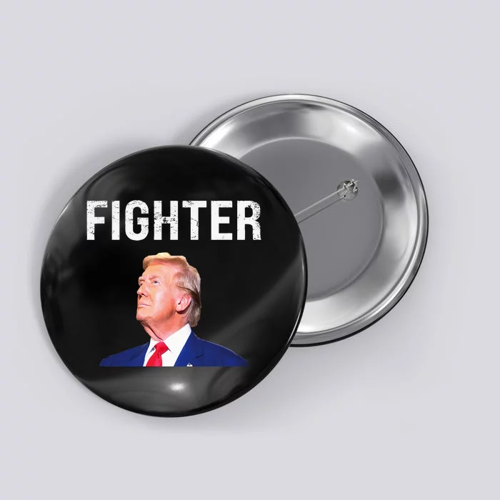 Fighter Donald Trump 2024 Button