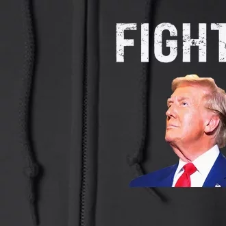 Fighter Donald Trump 2024 Full Zip Hoodie