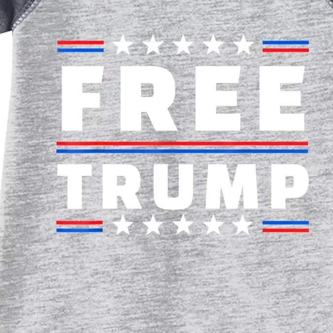 Free Donald Trump Republican Support Infant Baby Jersey Bodysuit