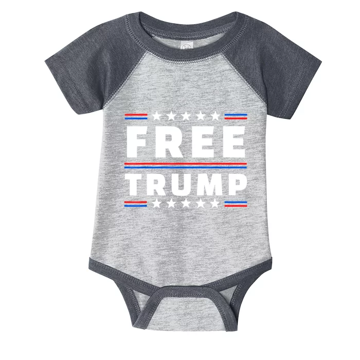 Free Donald Trump Republican Support Infant Baby Jersey Bodysuit