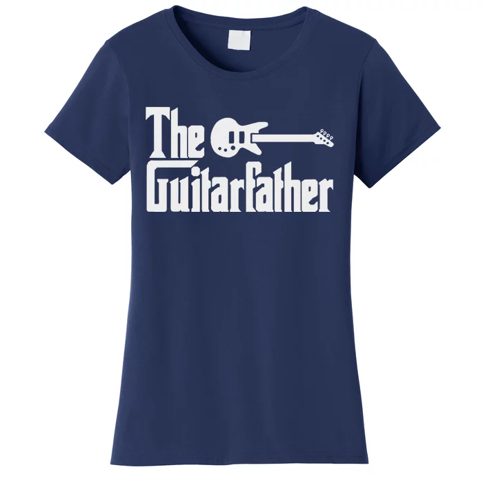 Fathers Day The Guitarfather Musician Guitarist Dad Gift Women's T-Shirt