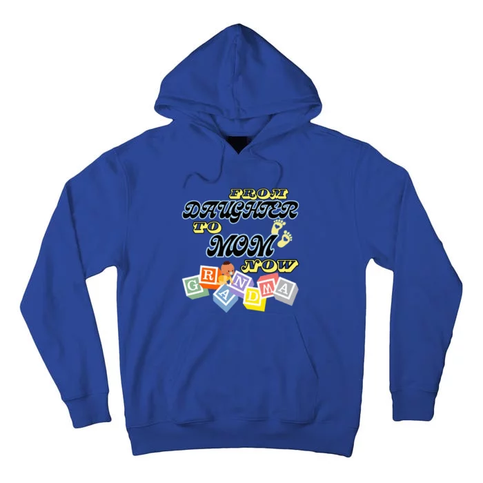 From Daughter To Mom To Grandma Grandmother Tall Hoodie