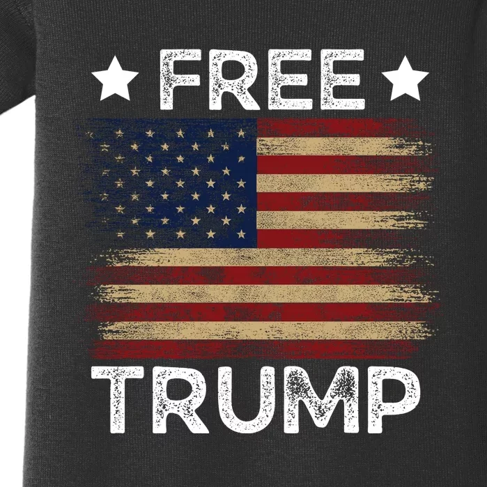 Free Donald Trump Republican Support Baby Bodysuit