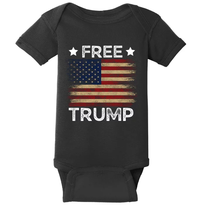 Free Donald Trump Republican Support Baby Bodysuit