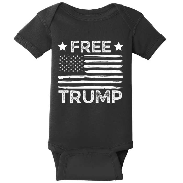 Free Donald Trump Republican Support Baby Bodysuit