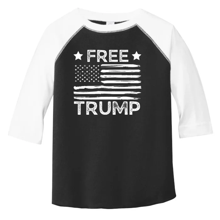 Free Donald Trump Republican Support Toddler Fine Jersey T-Shirt