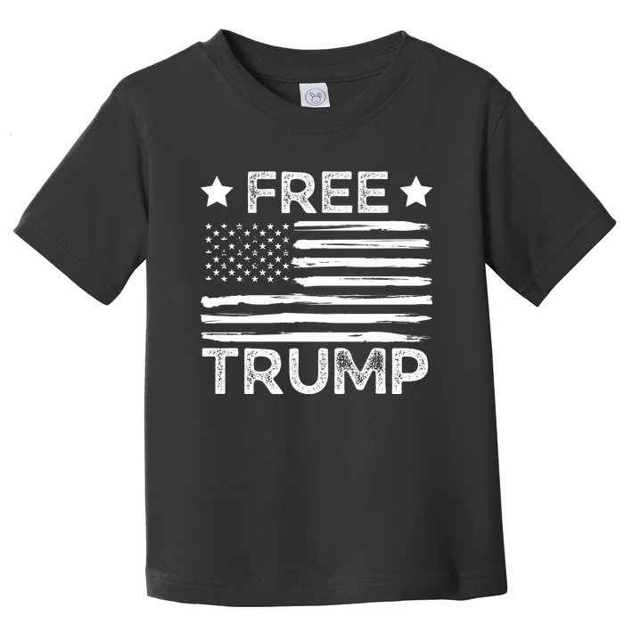 Free Donald Trump Republican Support Toddler T-Shirt