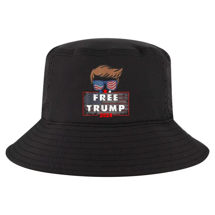 Free Donald Trump Republican Support Cool Comfort Performance Bucket Hat