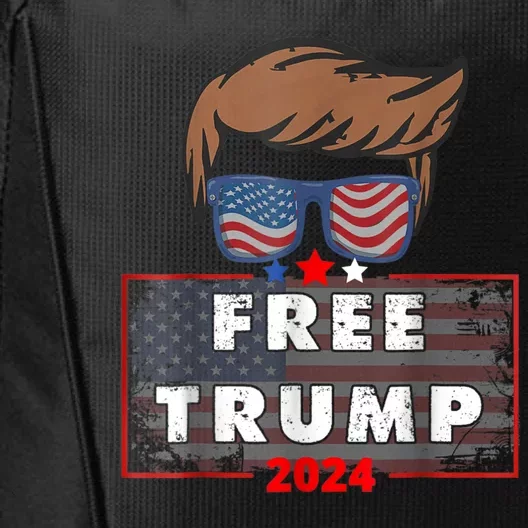 Free Donald Trump Republican Support City Backpack