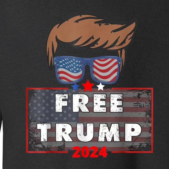 Free Donald Trump Republican Support Toddler Sweatshirt