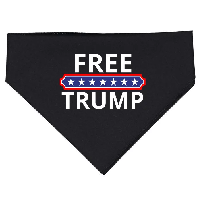 Free Donald Trump Republican Support USA-Made Doggie Bandana