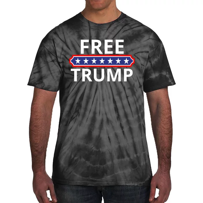 Free Donald Trump Republican Support Tie-Dye T-Shirt