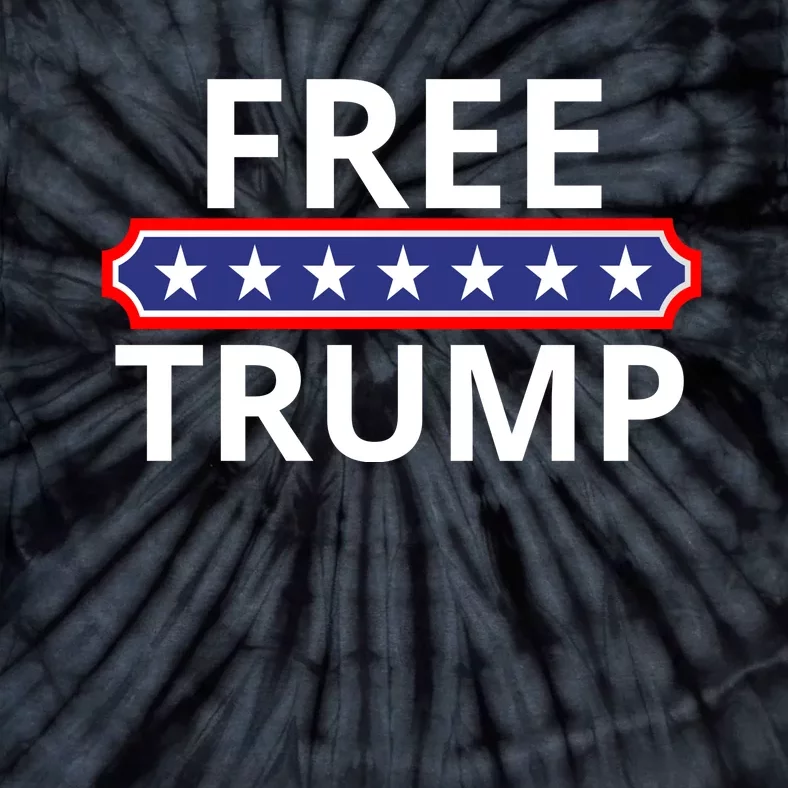 Free Donald Trump Republican Support Tie-Dye T-Shirt