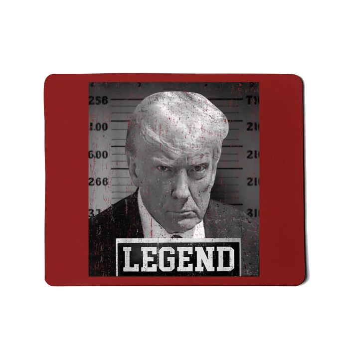 Free Donald Trump Mug Shot Republican President MAGA 2024 Mousepad