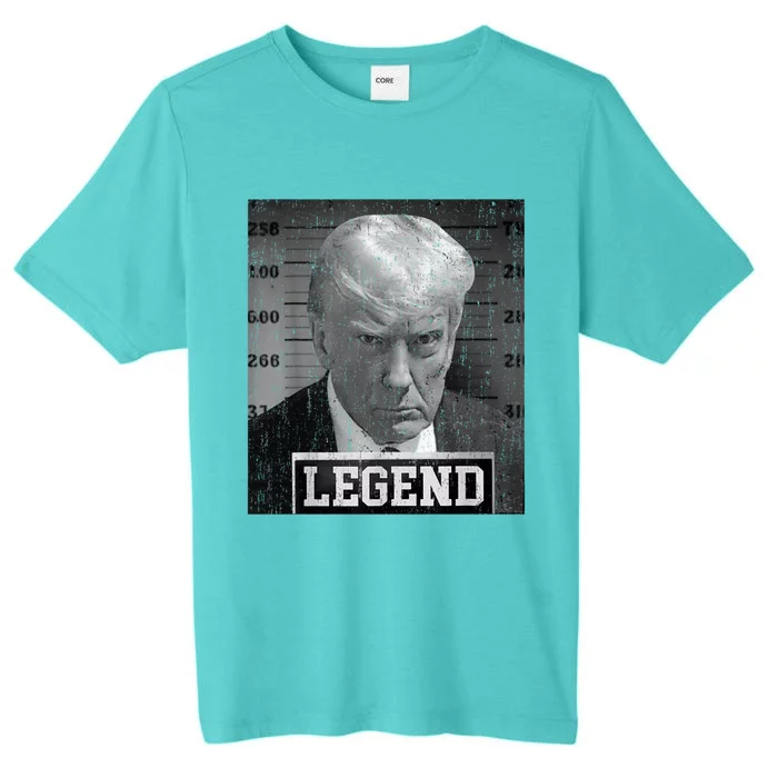 Free Donald Trump Mug Shot Republican President MAGA 2024 ChromaSoft Performance T-Shirt