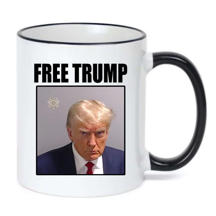 Free Donald Trump Mugshot Election Black Color Changing Mug