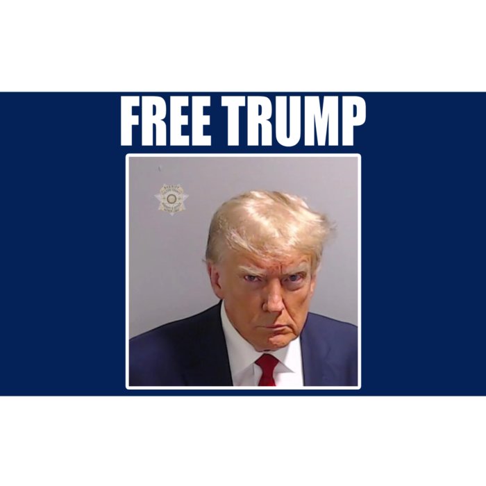 Free Donald Trump Mugshot Election Bumper Sticker