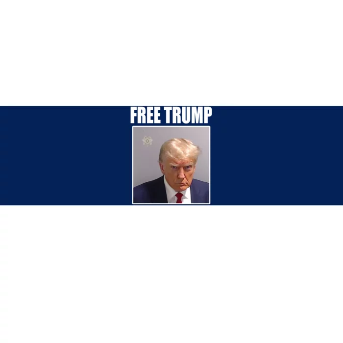 Free Donald Trump Mugshot Election Bumper Sticker