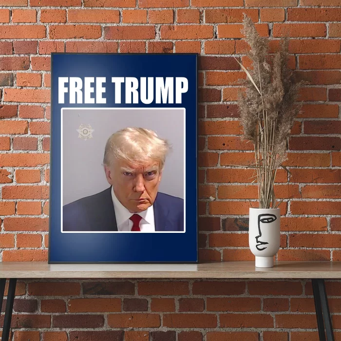 Free Donald Trump Mugshot Election Poster