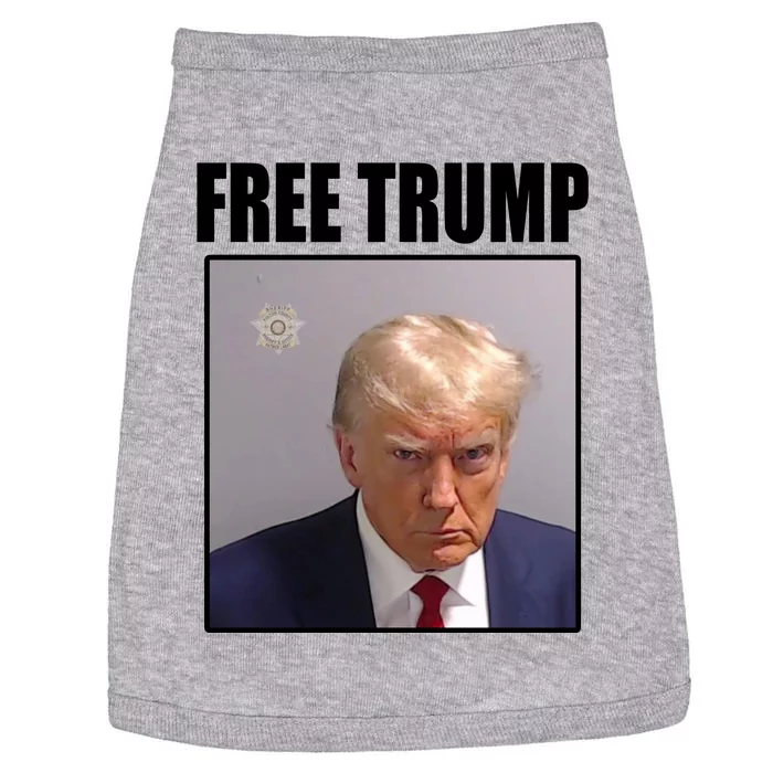 Free Donald Trump Mugshot Election Doggie Tank