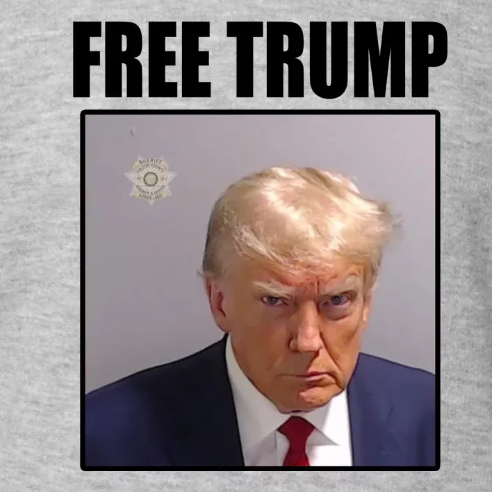 Free Donald Trump Mugshot Election Toddler Sweatshirt