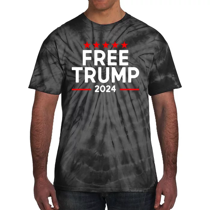 Free Donald Trump Republican Support Tie-Dye T-Shirt