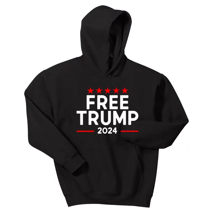 Free Donald Trump Republican Support Kids Hoodie