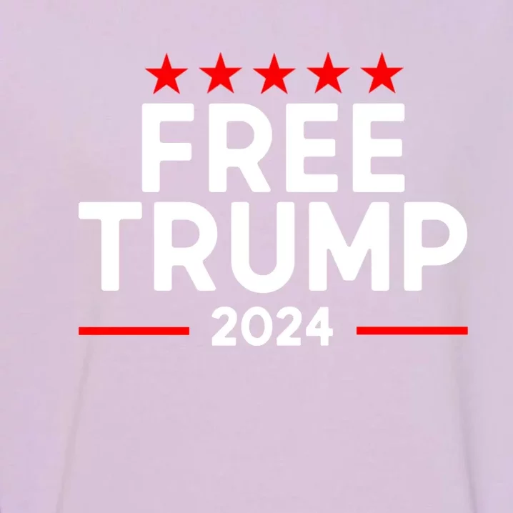 Free Donald Trump Republican Support Garment-Dyed Sweatshirt