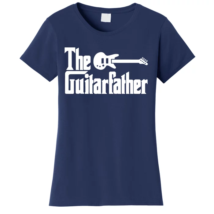 Fathers Day The Guitarfather Musician Guitarist Dad Gift Women's T-Shirt