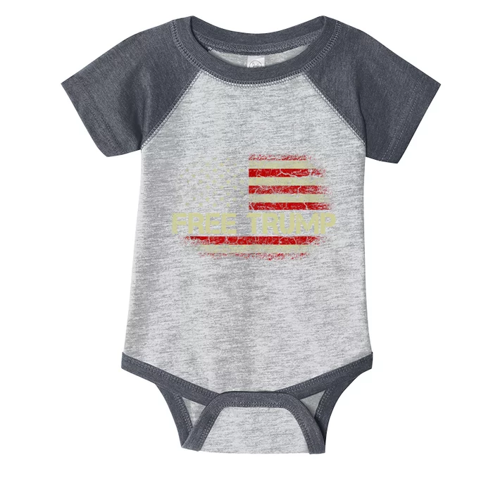 Free Donald Trump Republican Support Infant Baby Jersey Bodysuit