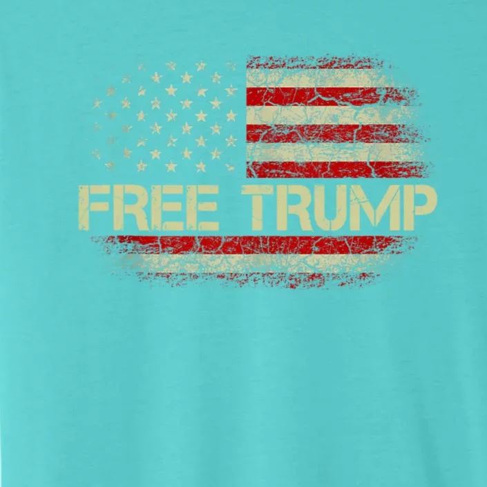 Free Donald Trump Republican Support ChromaSoft Performance T-Shirt