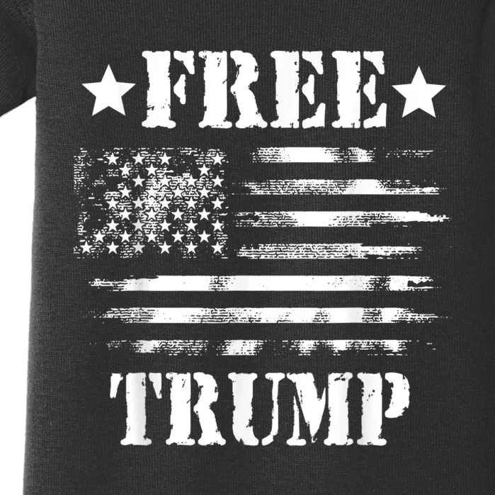 Free Donald Trump Republican Support Baby Bodysuit