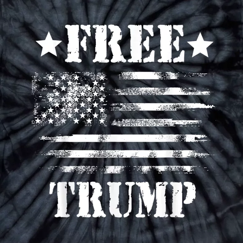 Free Donald Trump Republican Support Tie-Dye T-Shirt