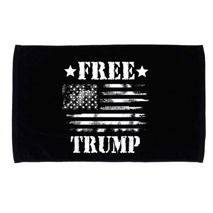 Free Donald Trump Republican Support Microfiber Hand Towel