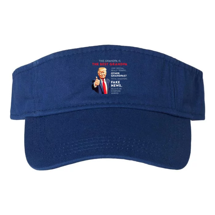 Funny Donald Trump Quote For Conservative Grandpa Valucap Bio-Washed Visor