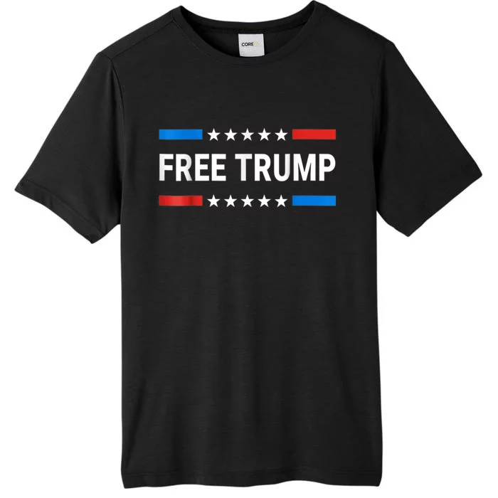 Free Donald Trump Republican Support ChromaSoft Performance T-Shirt