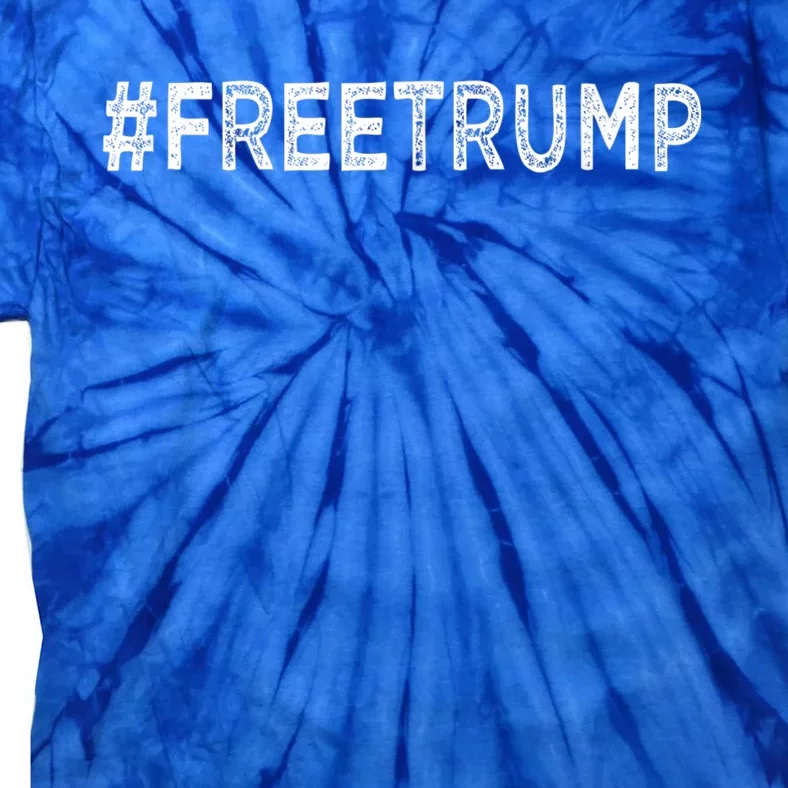 Free Donald Trump Republican Support Tie-Dye T-Shirt