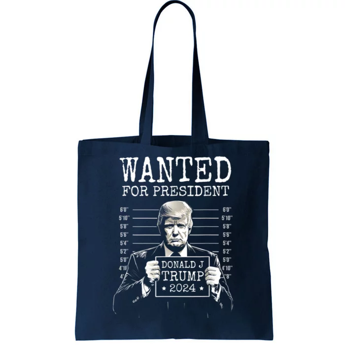 Free Donald Trump Mugshot Tote Bag