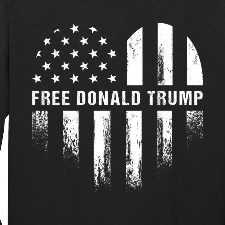 Free Donald Trump Republican Support Long Sleeve Shirt