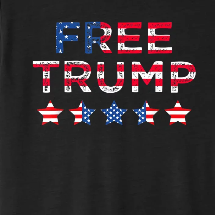 Free Donald Trump Republican Support ChromaSoft Performance T-Shirt