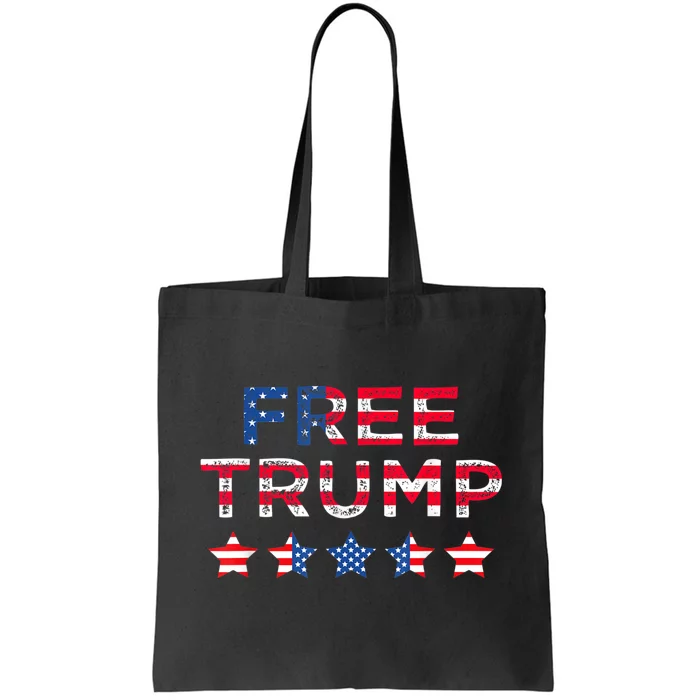 Free Donald Trump Republican Support Tote Bag